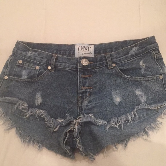 One Teaspoon Pants - One Teaspoon Bonita Shorts